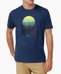 Men's Sunset T-Shirt Short Sleeve Crew Neck Summer Cotton Tee